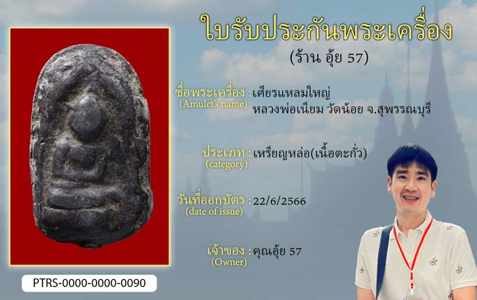 เศียรแหลมใหญ่ หลวงพ่อเนียม วัดน้อย จ.สุพรรณบุรี
