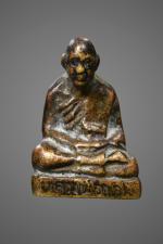 รูปหล่อโบราณรุ่นแรก หลวงพ่อขอม วัดไผ่โรงวัว ปี2497 จ.สุพรรณบุรี 