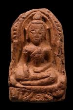 พระซุ้มกอใหญ่ลึกเศียรโต หลวงพ่อโหน่ง วัดคลองมะดัน